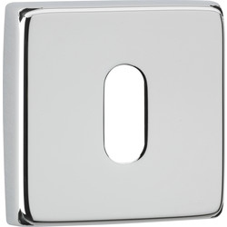 Urfic / Urfic Square Chrome Escutcheon Standard Key