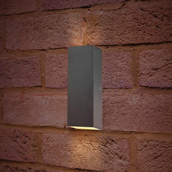 Integral LED Pablo Wall light IP54 8W 300lm 3000K Dark Grey