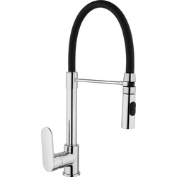Franke / Franke Merano Pull Out Mono Mixer Kitchen Tap Black