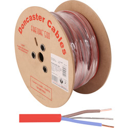 Doncaster Cables Firesure 2 Core Fire Alarm Cable 100m Red