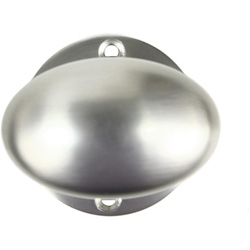 Lockworks / Lockworks Oval Mortice Knob Brushed Nickel