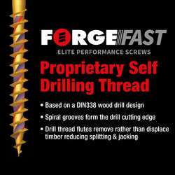 ForgeFast Multi Purpose Self Drilling Wood Screw