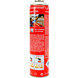 Rothenberger Multigas Butane / Propane Mix Gas Cartridge 336g
