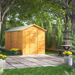 Power Windowless Apex Shed 20' x 6'