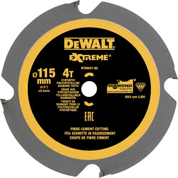 DeWalt PCD Circular Saw Blade 115 x 9.5mm x 4T
