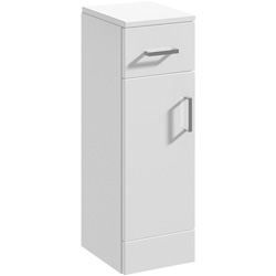 nuie Mayford Single Door and Drawer Compact Unit Gloss White 250mm