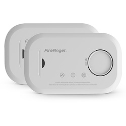 FireAngel / Carbon Monoxide (CO) Alarm with 1 year replaceable batteries – Twin Pack 120.00mm x 73mm x 35.5mm