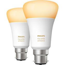 Philips Hue Philips Hue White Ambiance Bluetooth Lamp B22/BC - 46924 - from Toolstation