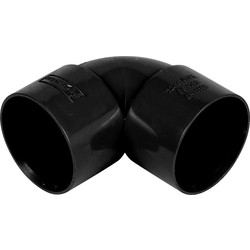Aquaflow / Solvent Weld Bend 90° 40mm Black