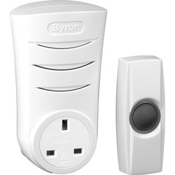 Byron / Byron Wireless Plug-thru Door Chime Kit 