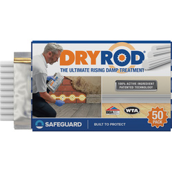 Safeguard / Dryrod Damp-Proofing Rods Clear