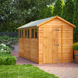 Power / Power Overlap Apex Shed 12' x 6'