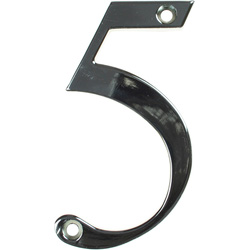 Fab and Fix / Fab & Fix Hardex Door Numeral Polished Chrome 5