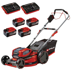 Einhell / Einhell PXC 36V Professional Brushless Steel Deck Cordless Lawn Mower 52cm 4 x 5.2Ah