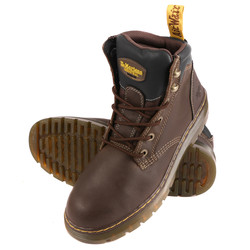 martens dr brace boots safety brown toolstation