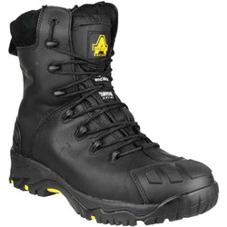 Amblers FS999 High Leg Safety Boots Black Size 7