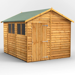 Power / Power Overlap Apex Shed 10' x 8'