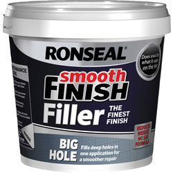 Ronseal Ronseal Big Hole Smooth Finish Filler 1.2Kg - 48746 - from Toolstation