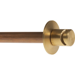 Brass Blow-Off Cap & Collar 15/22mm - 48997 - from Toolstation