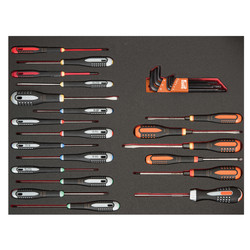 Bahco 7 Drawer Black Roller Cabinet