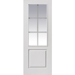 JB Kind / Faro White Glazed Internal Door FD30 44 x 1981 x 762mm