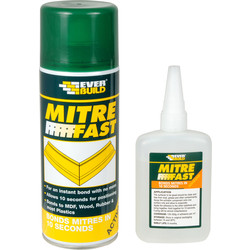 Everbuild Mitre Adhesive Kit 100g + 400ml - 49358 - from Toolstation