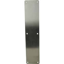 Lockworks / Lockworks Stainless Steel Radius Corner Finger Plate 350 x 75mm