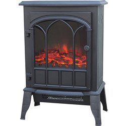 Daewoo Daewoo Flame Effect Stove Heater 2kW - 49516 - from Toolstation