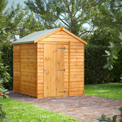 Power / Power Overlap Apex Shed 6' x 6' No Windows