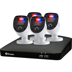 Swann Smart Security 1080p CCTV System 8 Channel - 1TB HDD DVR, 4 x PRO Enforcer Camera - 49767 - from Toolstation