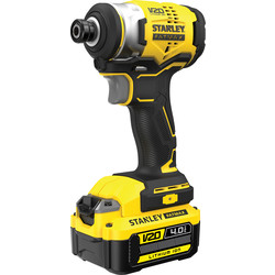 Stanley FatMax Stanley FatMax V20 18V Cordless Brushless Impact Driver 1 x 4.0Ah - 50214 - from Toolstation
