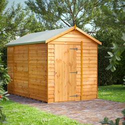 Power / Power Overlap Apex Shed 10' x 6' No Windows