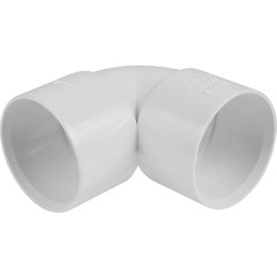 Aquaflow / Solvent Weld Bend 90° 32mm White