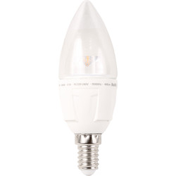Meridian Lighting LED Clear Candle Lamp 3W SES (E14) 230lm - 50554 - from Toolstation