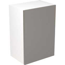 Kitchen Kit Flatpack Slab Kitchen Cabinet Wall Unit Super Gloss Dust Grey 500mm