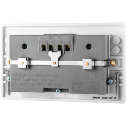 BG 13A Low Profile SP USB Unswitched Socket