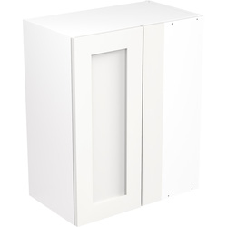 Kitchen Kit Flatpack Shaker Kitchen Cabinet Wall Blind Corner Unit Ultra Matt White 600mm