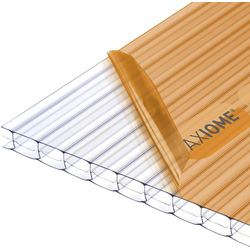 Axiome Axiome 16mm Polycarbonate Clear Triplewall Sheet 690 x 5000mm - 50893 - from Toolstation