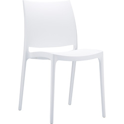 Zap / Maya Side Chair White