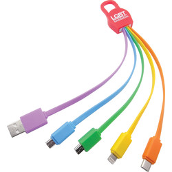 LGBT Foundation Universal 5-in-1 USB Fast Charging Cable
