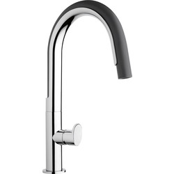 Franke / Franke Valdo Pull Out Mono Mixer Kitchen Tap Graphite