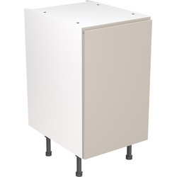 Kitchen Kit Ready Made J-Pull Kitchen Cabinet Base Unit Ultra Matt Light Grey 450mm