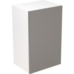 Kitchen Kit Flatpack Slab Kitchen Cabinet Wall Unit Super Gloss Dust Grey 450mm