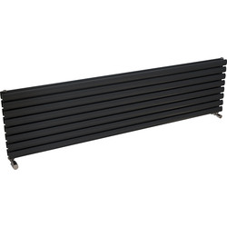 Ximax Bristol Double Horizontal Designer Radiator 468 x 1800mm 5147Btu Anthracite