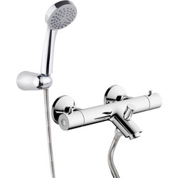 Ebb and Flo / Thermostatic Bath Shower Mixer Tap 