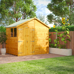 Power Apex Shed 6' x 8' Double Doors