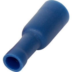 Bullet Connectors Female 2.5mm Blue