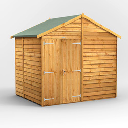 Power Overlap Apex Shed 6' x 8' No Windows