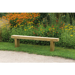 Forest Garden Sleeper Bench 44.7cm (h) x 180cm (w) x 20cm (d)