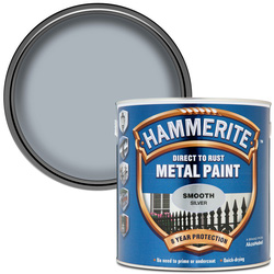 Hammerite Metal Paint Smooth Silver 2.5L
